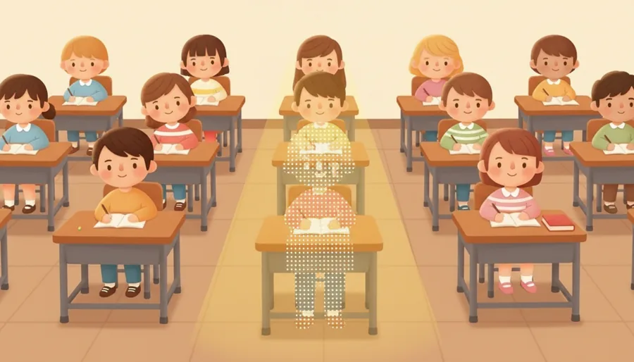 아침 사무실에서 텅 빈 동료 자리를 본 장면