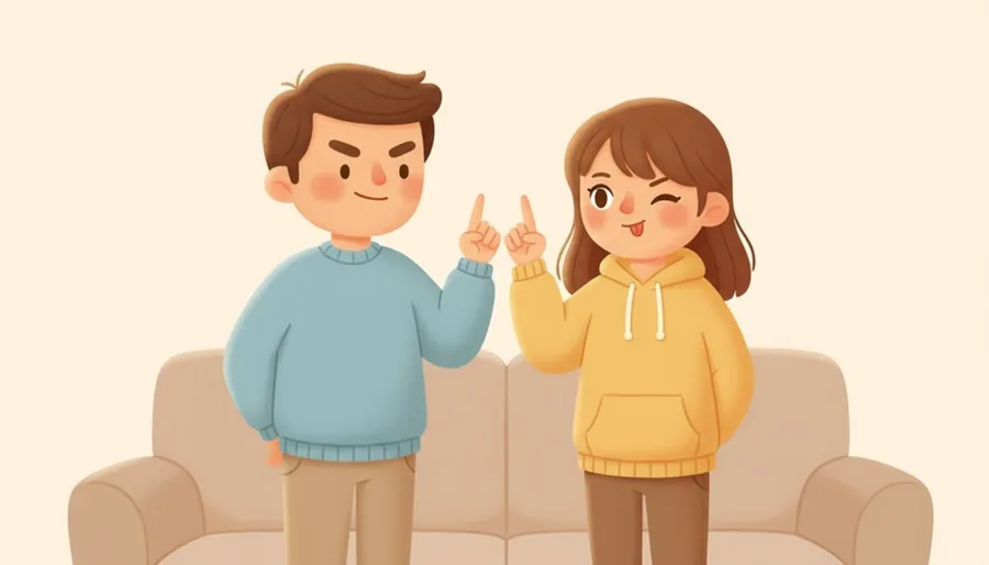 동료가 팀장님한테 배 나왔다고 놀리며 웃음