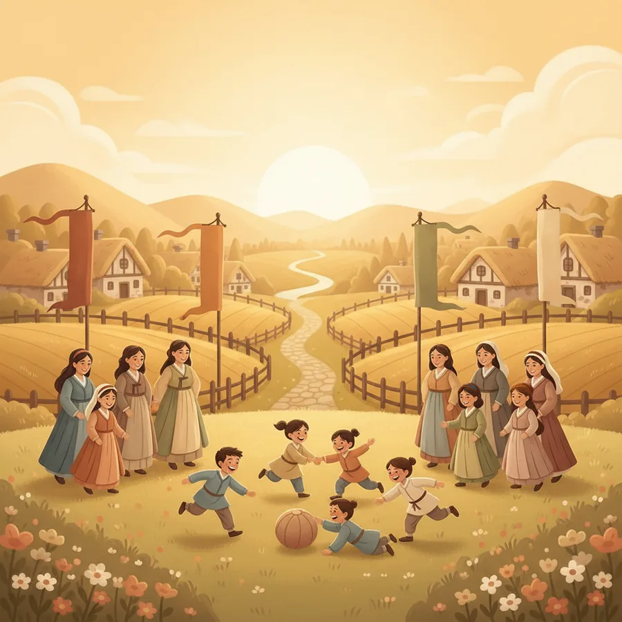 설날 큰집에 모인 큰아빠·고모·작은아빠·사촌네 친척들