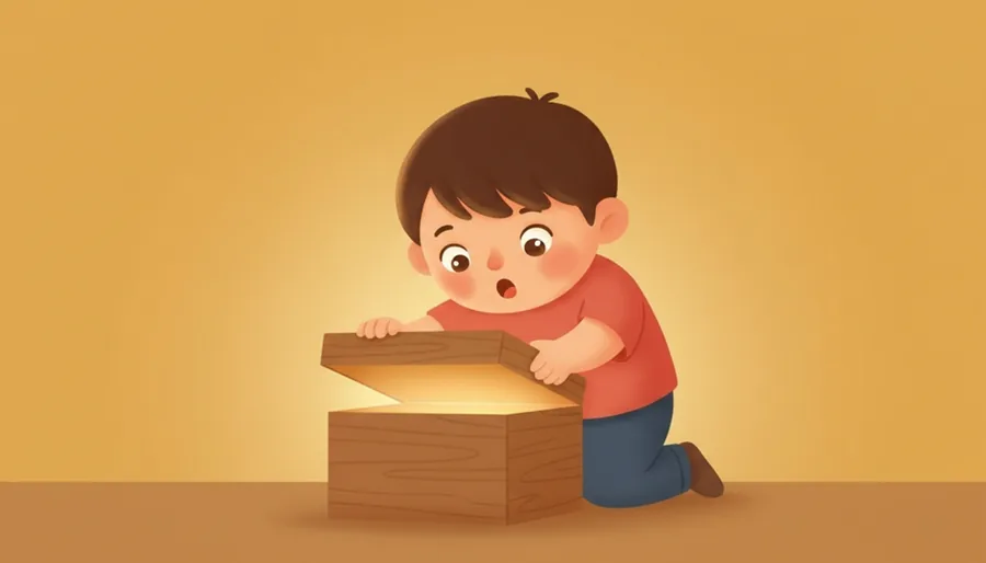 닫힌 상자 속 달그락 소리 → 뭔지 알고 싶어 자꾸 들여다봄.