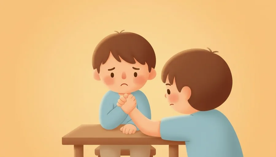 줄다리기에서 우리 편 줄이 끌려가 진 일
