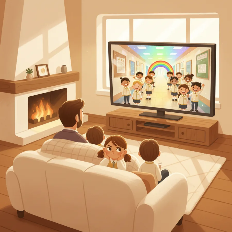 같은 우리 팀 모습을 그림·글·영상으로 각각 보여 준 장면