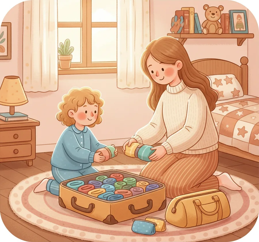 물 한 컵 떠 오기 — 한 번에 간 사람 vs 다섯 번 왔다 갔다 한 사람