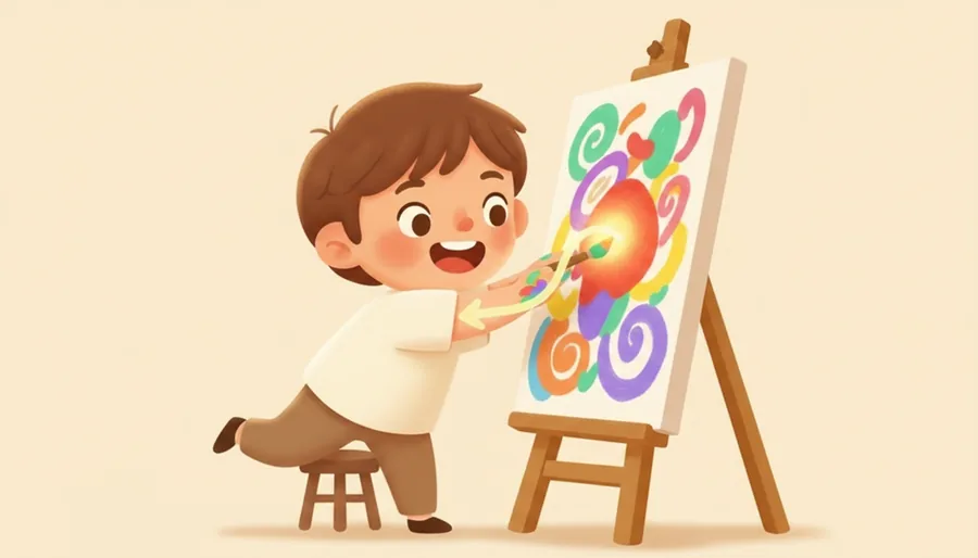 그림 그릴 사람을 묻자 붓통을 먼저 들고 나온 사람