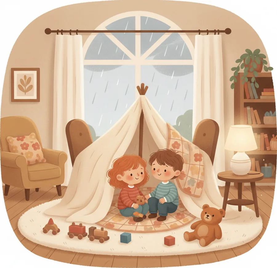 아침부터 밤까지 한 번도 안 갠 비 오는 하루