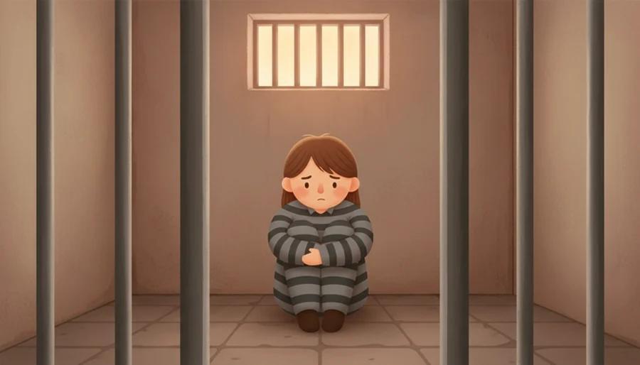 철문 철컹 잠기고, 안의 사람이 나가려 해도 못 나감.