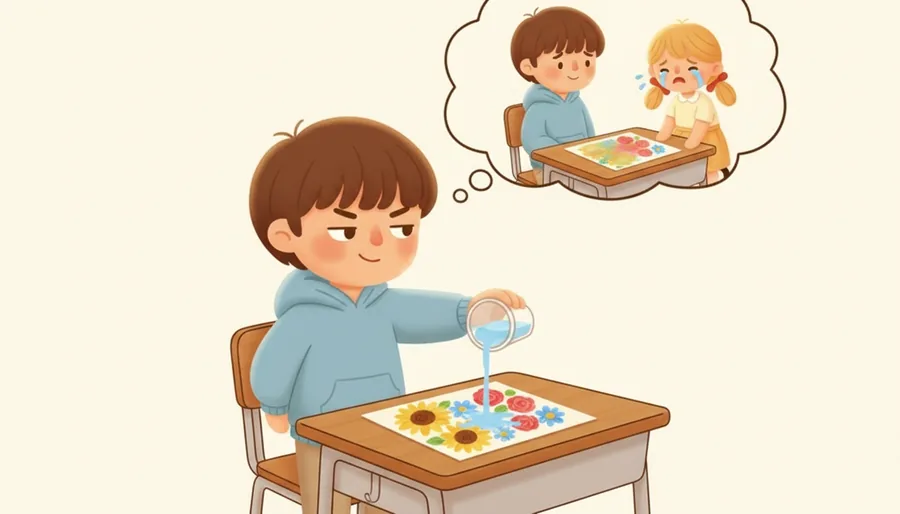 친구를 곤란하게 하려고 일부러 없는 말을 퍼뜨림