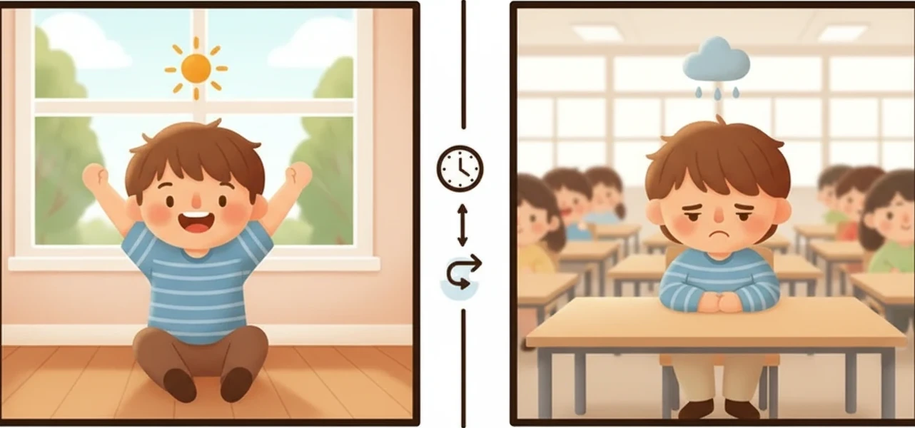 아침 신남 → 점심 시무룩, 마음 날씨가 그새 바뀜.