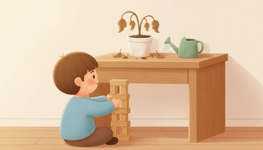 마당에 몇 달째 세워둔 채 녹슬고 바퀴 꺼진 자전거