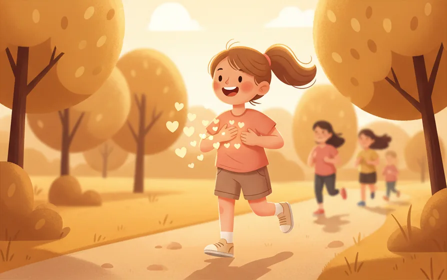 발을 구르며 쿵-짝 쿵-짝 되풀이하는 장면