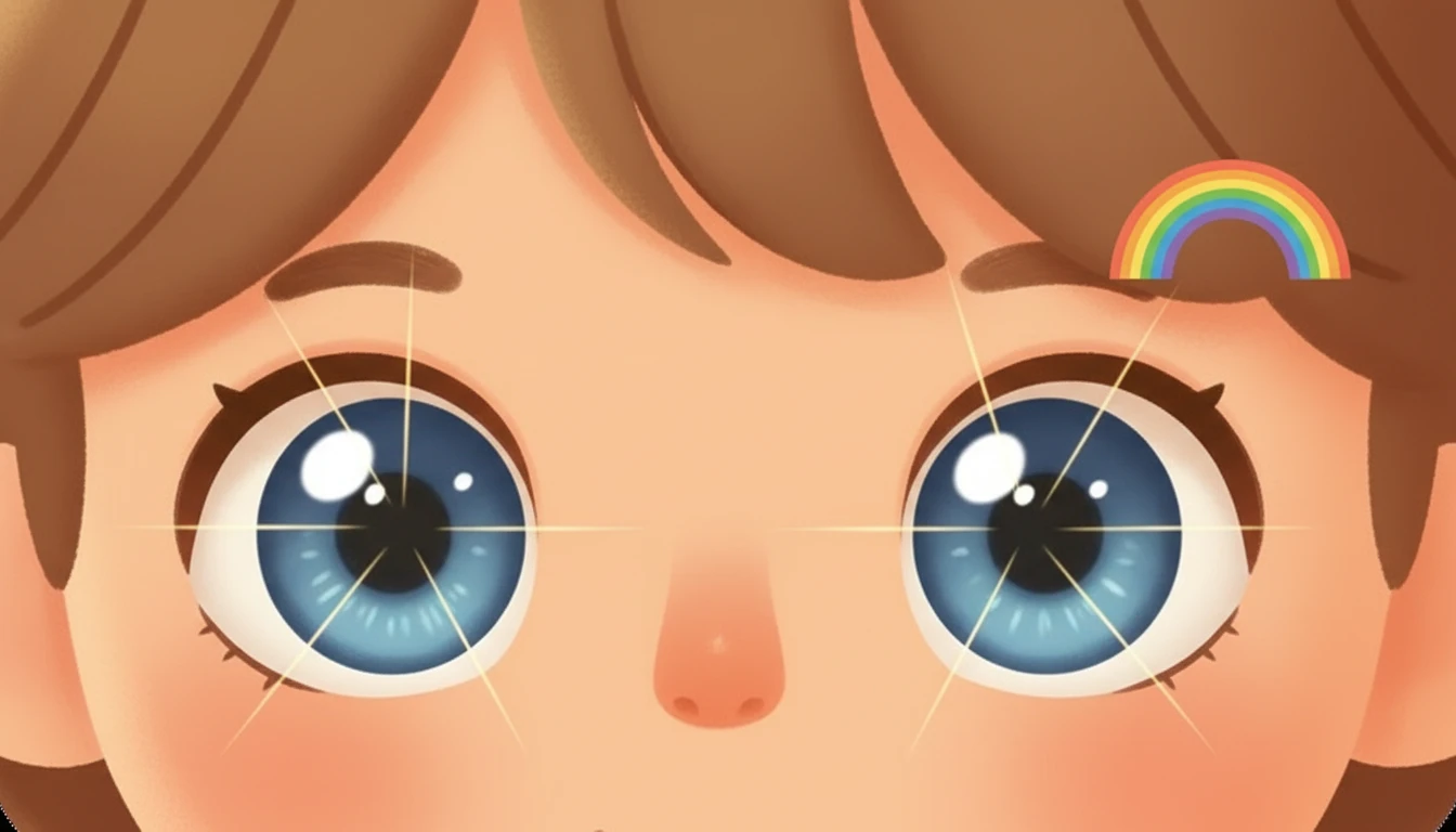 뿌옇던 게 가까워지며 눈에 보이게 됨 + 소리·냄새 말고 '보이는' 것