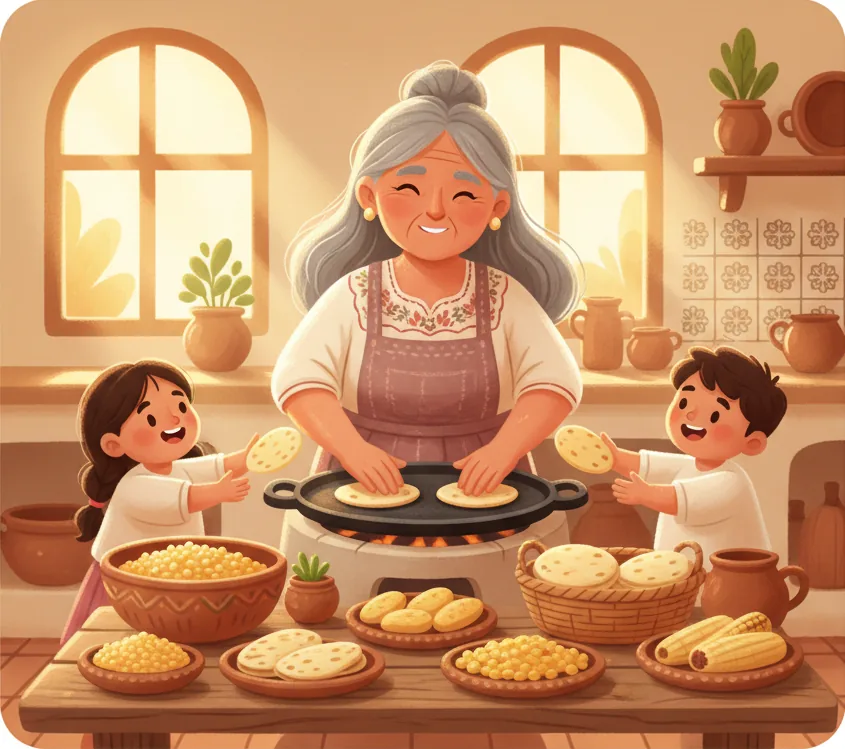 나라마다 매일 밥상에 오르는 기본 음식(밥·옥수수·빵)
