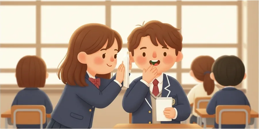 친구의 새 머리 모양이 별로인데 어떠냐고 물어보는 상황