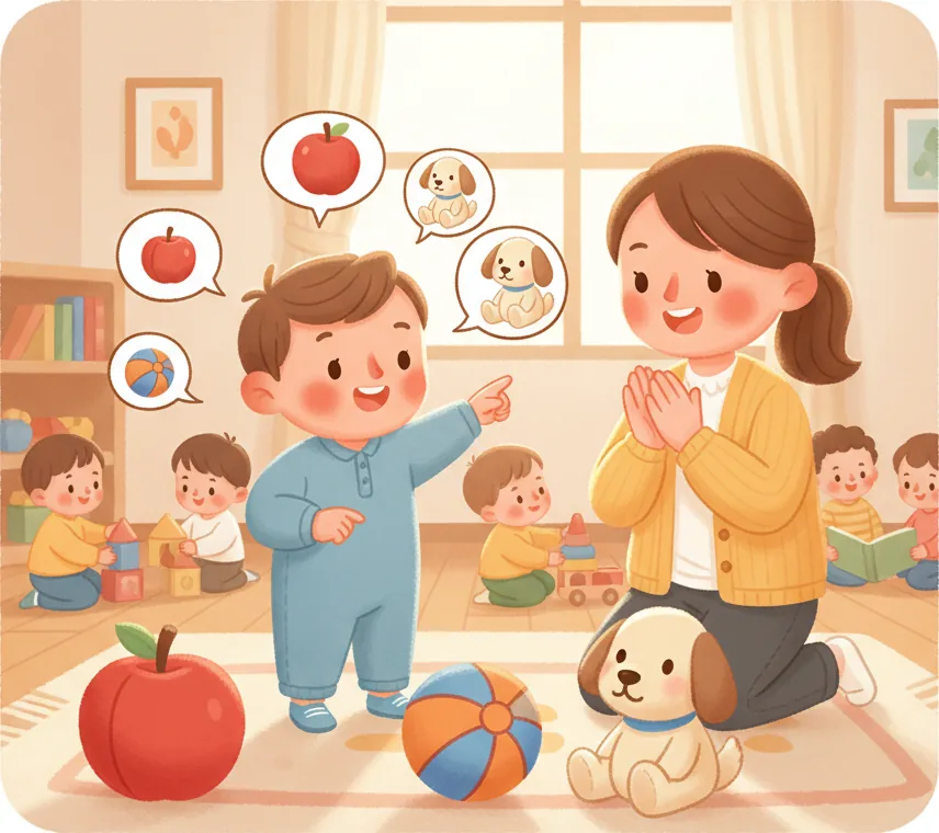 아기 조카가 아는 말이 맘마·아빠·싫어 몇 개뿐인 장면